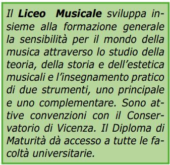 liceo musicale